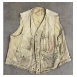 Vintage Filson Tin Cloth Hunting Vest