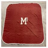 Vintage University of Montana Stadium Blanket