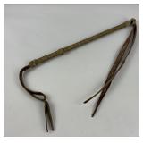 Antique Braided Rawhide Montana Cowboy Quirt