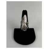 Navajo Sterling Silver and Mother of Pearl Ring