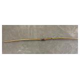 Vintage Snakeskin Fiberglass and Wood Longbow