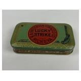 Antique Patterson Tobacco Lucky Strike Pocket Tin