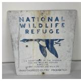 National Wildlife Refuge Sign Montana
