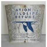 National Wildlife Refuge Sign Montana
