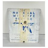 National Wildlife Refuge Sign Montana