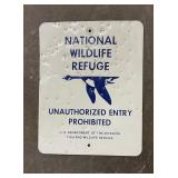 National Wildlife Refuge Sign Montana
