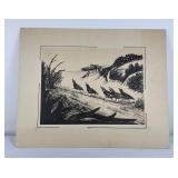 Cliff McCurdy Montana Serigraph Print Quail
