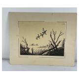 Cliff McCurdy Montana Serigraph Print Ducks