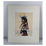 The Story of Kachinas Serigraph Snake Dancer
