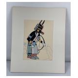 The Story of Kachinas Serigraph Honan Badger