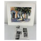 Pamela Rogers Watercolor California Mission