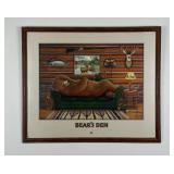 Monte Dolack Bears Den Print Missoula Montana