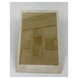 Cabinet Photo Man in Wheelchair Vidette Illinois