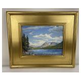 Taylor Lynde Friday Idaho Oil on Board