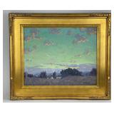 San Simeon California Gary Ray Oil on Board