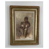 Ken Carlson King of the Forest Oil on Board
