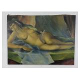 Leo August Henkora Art Deco Reclining Nude