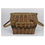 Penobscot Indian Swing Handle Gathering Basket