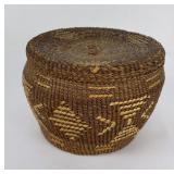 Tsimshian Indian Northwest Coast Lidded Basket