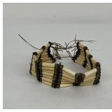 Montana Indian Hairpipe and Brass Choker Necklace