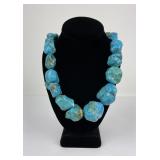 Navajo Turquoise Nugget Necklace