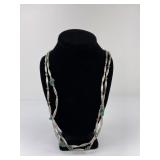 Nice Pair of Navajo Silver Bead Necklaces