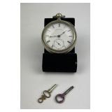 American Watch Company Key Wind Pocket Watch