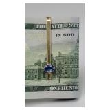 Missouri River Montana Sapphire 14k Money Clip