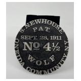 Newhouse SNOC 4 1/2 Wolf Trap Pan Belt Buckle