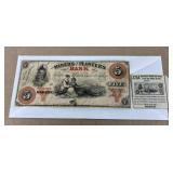 Miners Planters Bank of North Carolina $5 Note