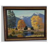Fall Reflections Helen Strange Montana Oil