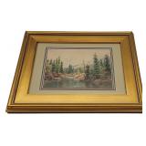 Watercolor in the Manner of Edgar Samuel Paxson