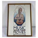 Music and the Movies Berkley California Poster