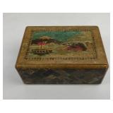 Vintage Japanese Wood Puzzle Box