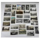 Lot of Montana RPPC Postcards