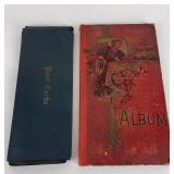 Pair of Antique Postcard Albums