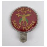 Sheridan Wyoming Shriners License Plate Topper