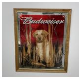 Budweiser Yellow Lab Dog Mirror