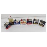 Lot of Handy Oiler Tin Cans Atlas Lock Ease
