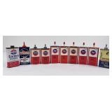 Lot of Handy Oiler Tin Cans Boye Chevron Standard
