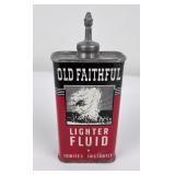 Old Faithful Handy Oiler Lighter Fluid Tin Can
