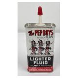 Pep Boys Handy Oiler Lighter Fluid Tin Can