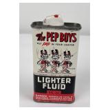 Pep Boys Handy Oiler Lighter Fluid Tin Can