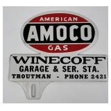 Amoco Troutman North Carolina License Plate Topper