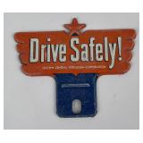Crown Central Drive Safely License Plate Topper