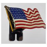 American Flag License Plate Topper