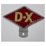 D-X Diamond License Plate Topper