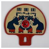 Atlantic White Flash License Plate Topper