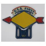 Sunoco USA First License Plate Topper