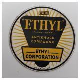 Ethyl Antiknock Porcelain Pump Emblem Plate
